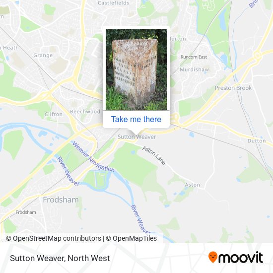 Sutton Weaver map