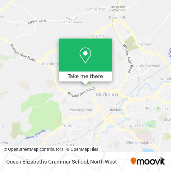 Queen Elizabeth's Grammar School map