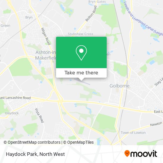 Haydock Park map