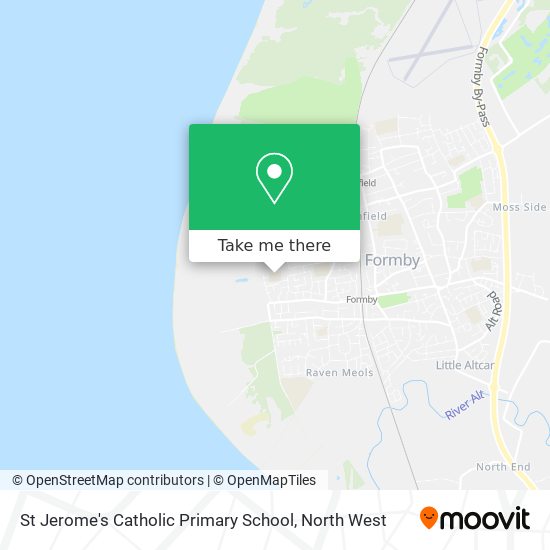 St Jerome's Catholic Primary School map