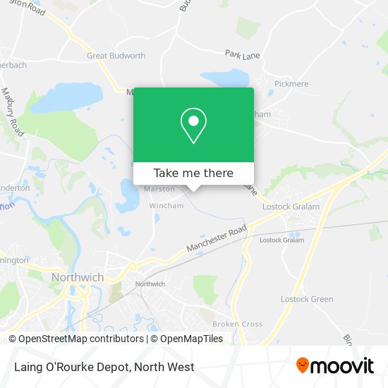 Laing O'Rourke Depot map
