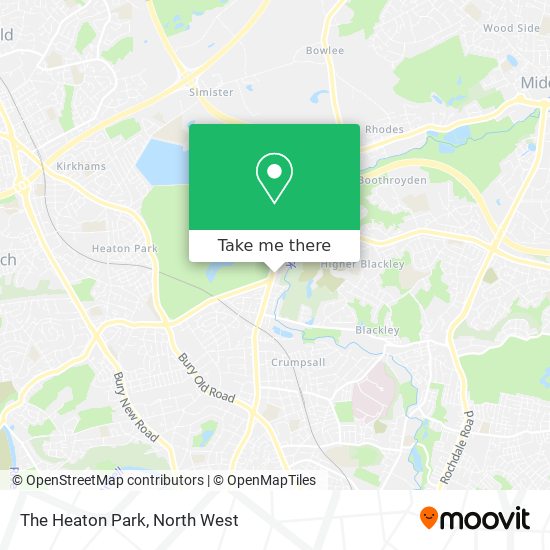 The Heaton Park map