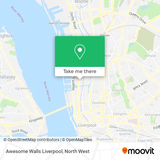 Awesome Walls Liverpool map