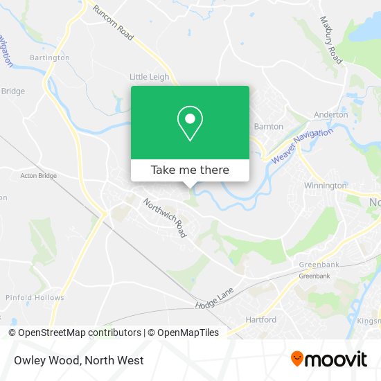 Owley Wood map