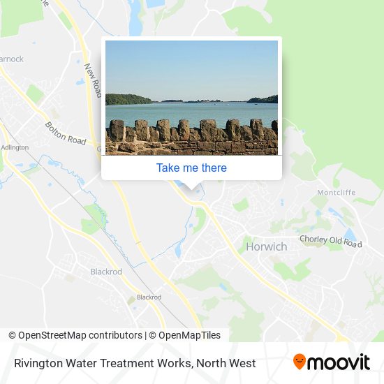 Rivington Water Treatment Works map