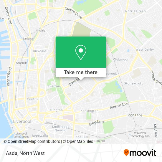 Asda map