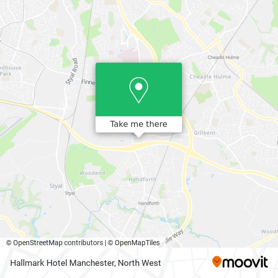 Hallmark Hotel Manchester map