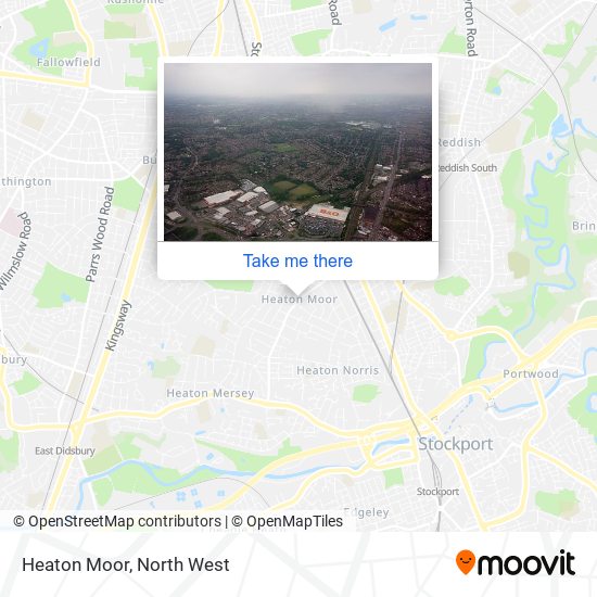 Heaton Moor map