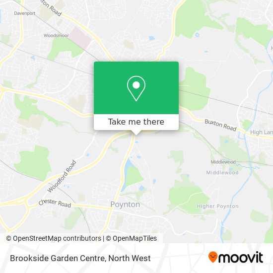 Brookside Garden Centre map