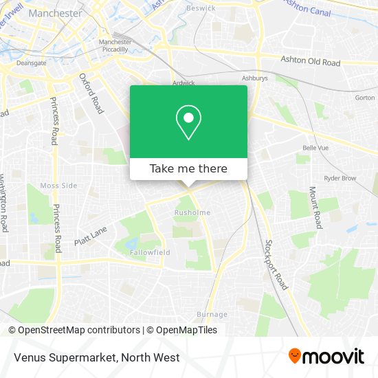 Venus Supermarket map