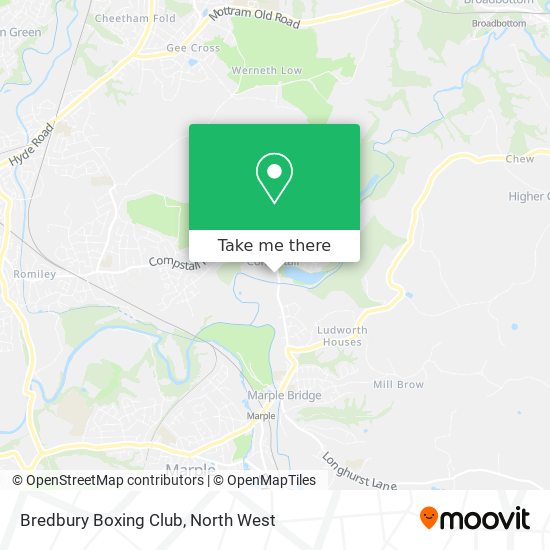 Bredbury Boxing Club map