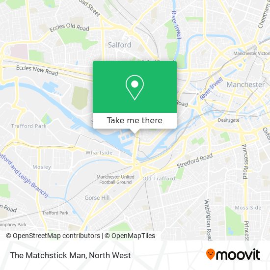The Matchstick Man map
