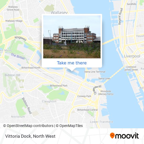 Vittoria Dock map