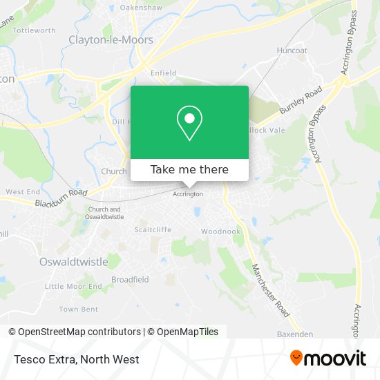 Tesco Extra map