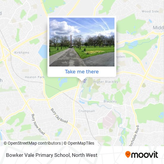 Bowker Vale Primary School map