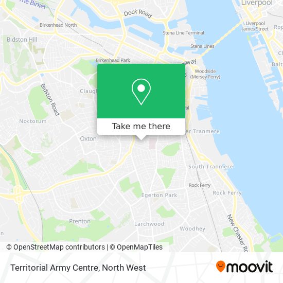 Territorial Army Centre map