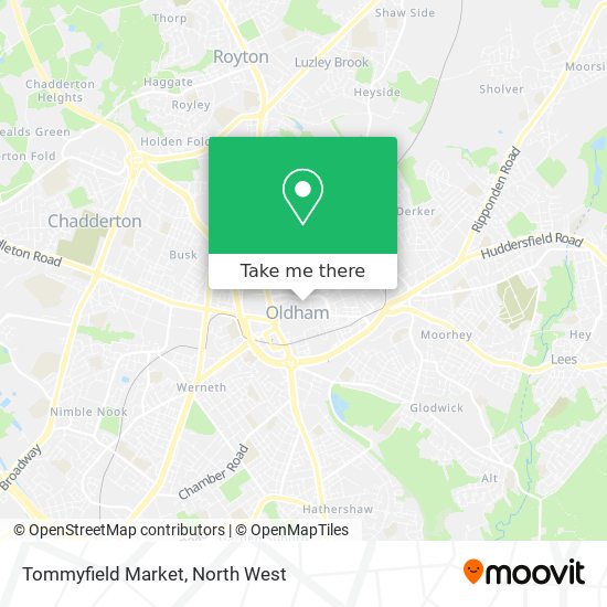 Tommyfield Market map