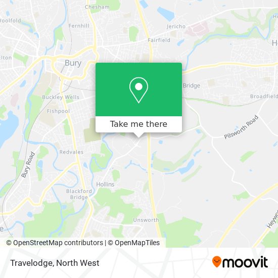 Travelodge map