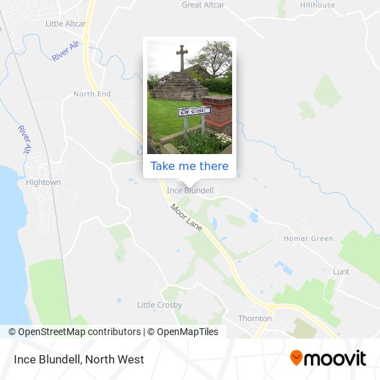 Ince Blundell map