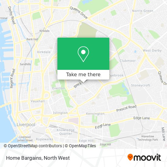 Home Bargains map