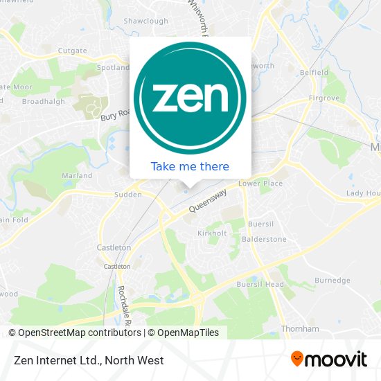 Zen Internet Ltd. map
