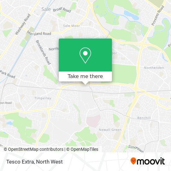 Tesco Extra map