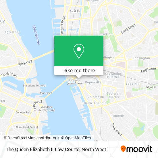 The Queen Elizabeth II Law Courts map