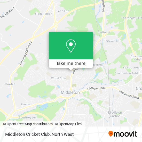 Middleton Cricket Club map