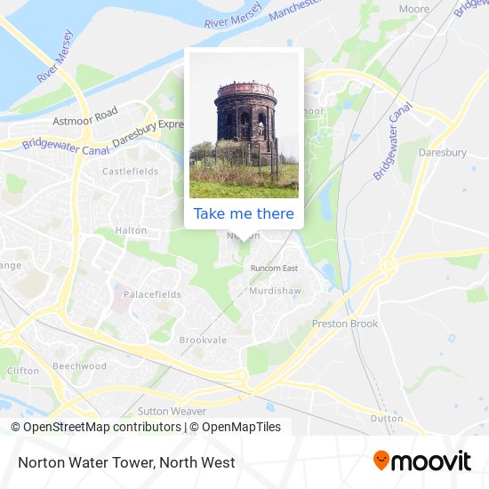 Norton Water Tower map