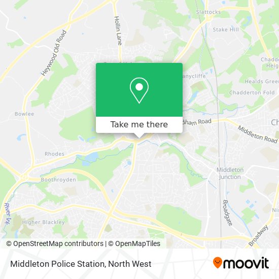 Middleton Police Station map