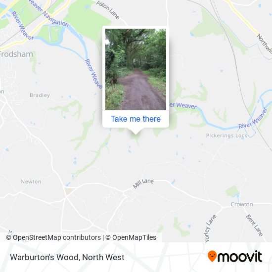 Warburton's Wood map