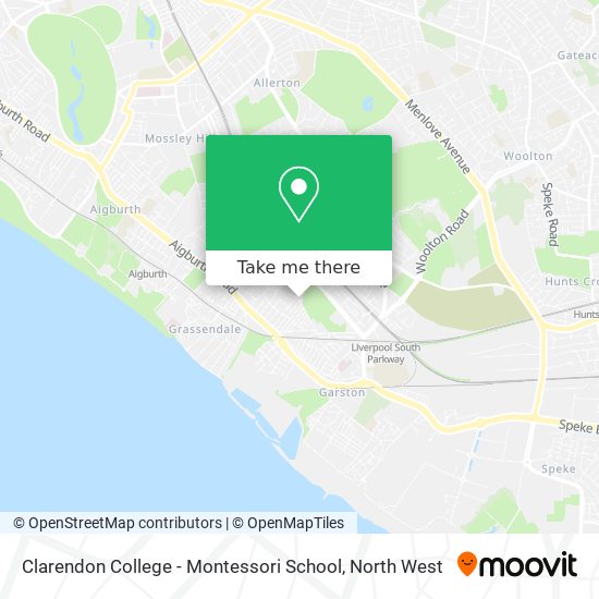 Clarendon College - Montessori School map