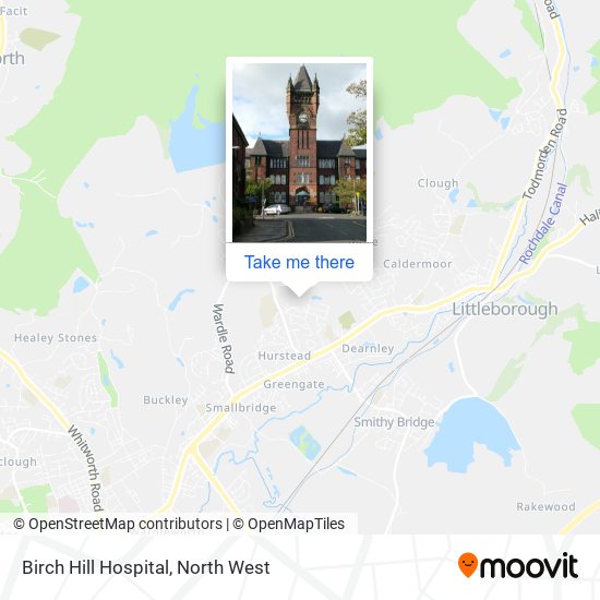 Birch Hill Hospital map