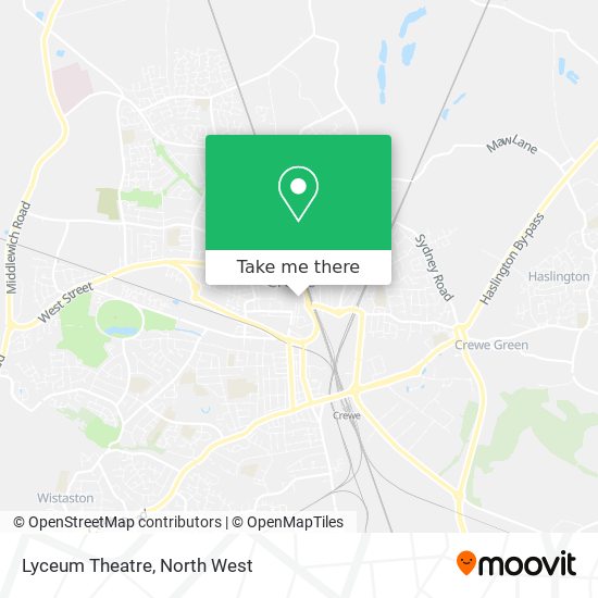 Lyceum Theatre map