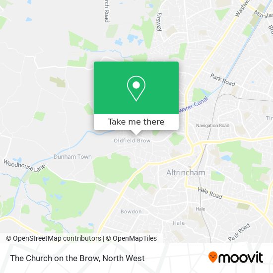 The Church on the Brow map