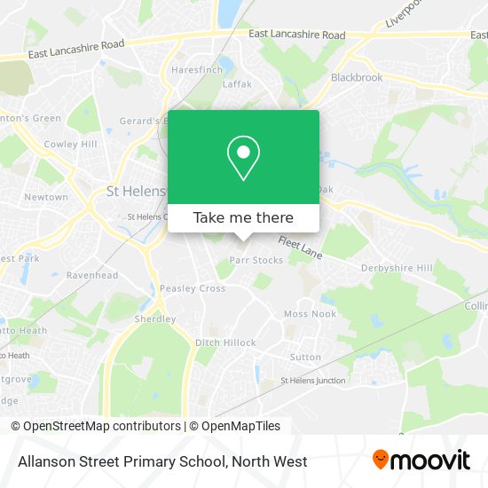 Allanson Street Primary School map
