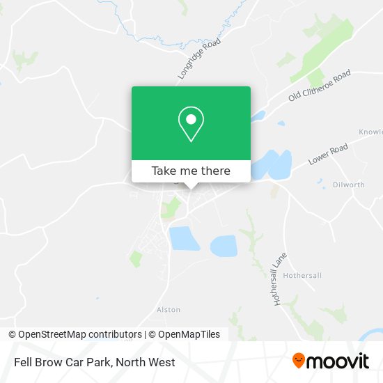 Fell Brow Car Park map