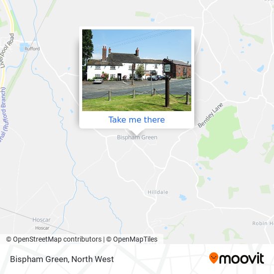 Bispham Green map
