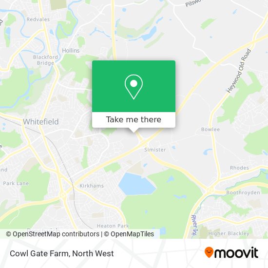 Cowl Gate Farm map