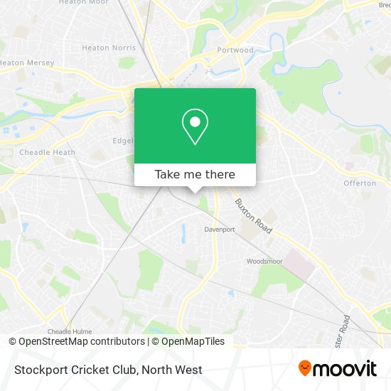 Stockport Cricket Club map