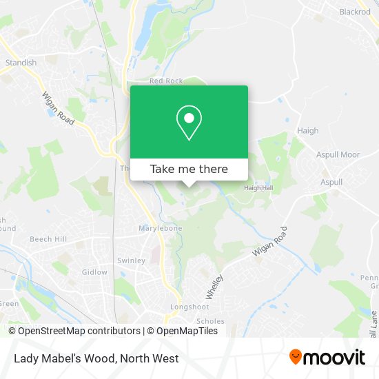 Lady Mabel's Wood map