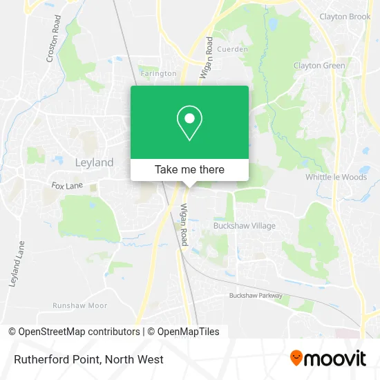 Rutherford Point map