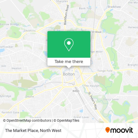 The Market Place map