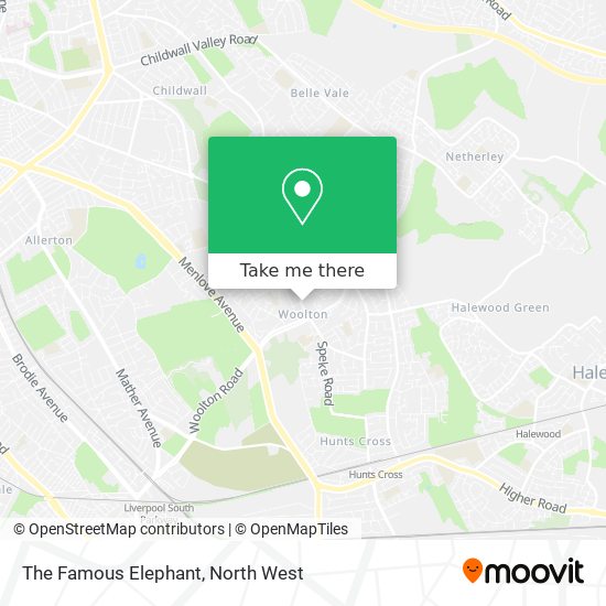 The Famous Elephant map