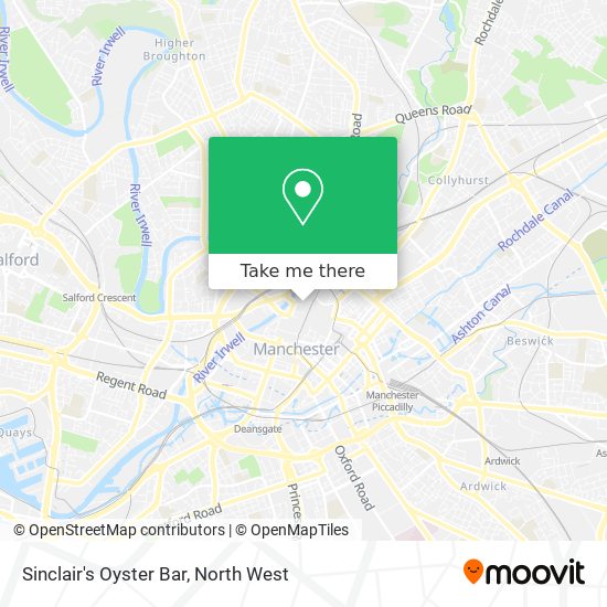 Sinclair's Oyster Bar map