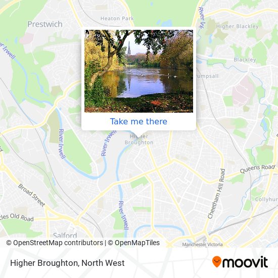 Higher Broughton map