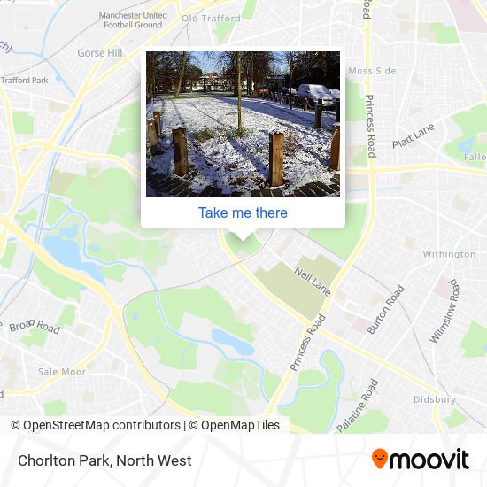 Chorlton Park map