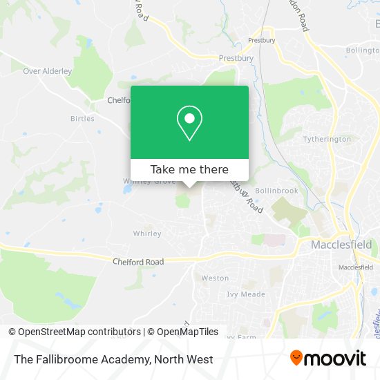 The Fallibroome Academy map