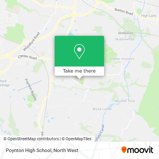 Poynton High School map