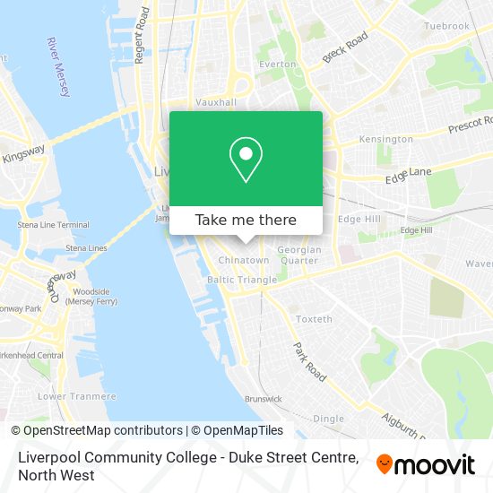 Liverpool Community College - Duke Street Centre map